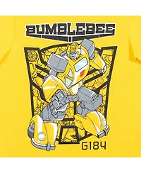 Transformers Toddler Boys Bumblebee Optimus Prime 3 Pack T-Shirts to