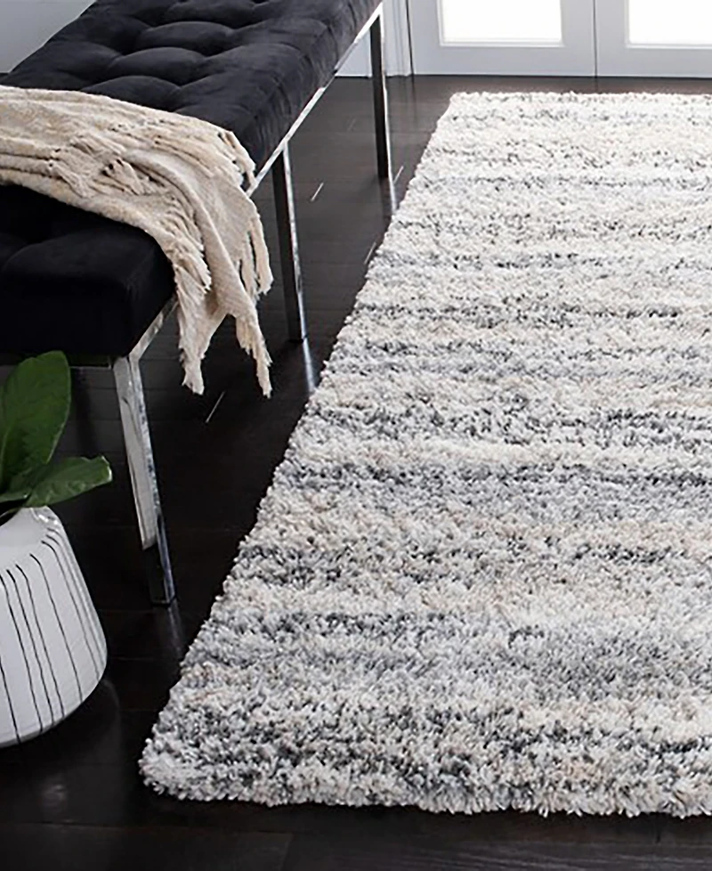 Safavieh Fontana Shag FNT842A 2'3"x8' Runner Area Rug