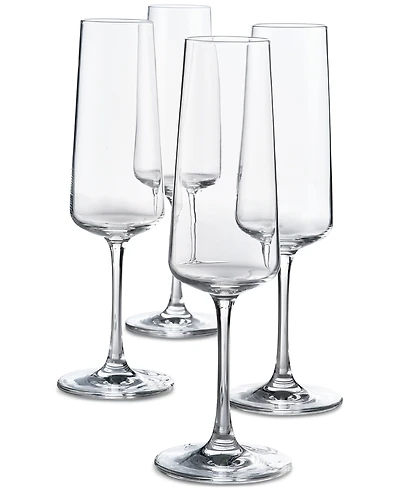 The Cellar Flur Collection 8.79-oz. Stemmed Champagne Glasses, Set of 4, Exclusively at Macy's