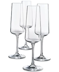 The Cellar Flur Collection 8.79-oz. Stemmed Champagne Glasses, Set of 4, Exclusively at Macy's
