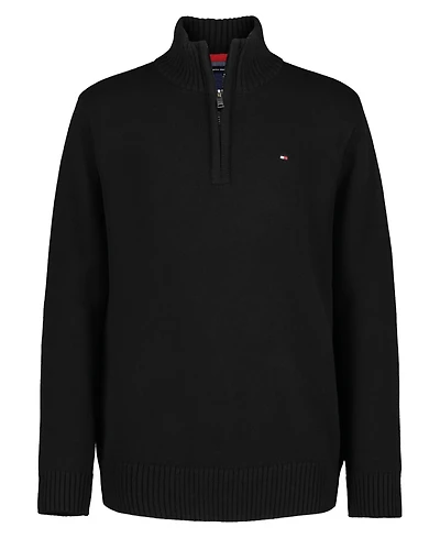Tommy Hilfiger Toddler and Little Boys Solid 1/4 Zip Sweater