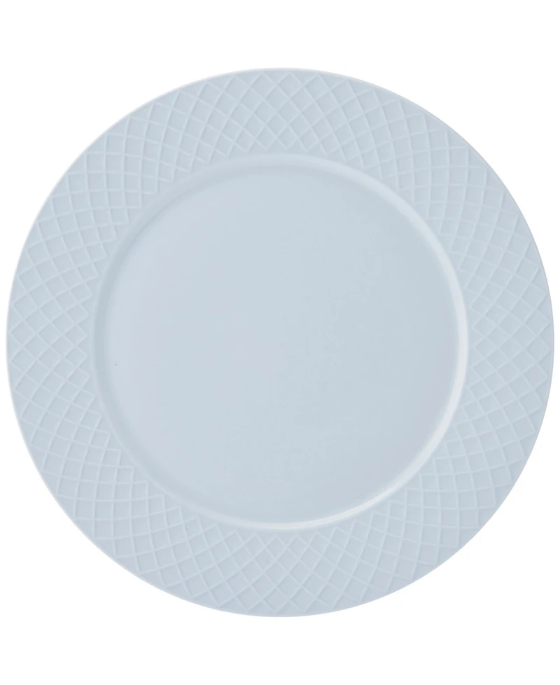 Mikasa Trellis Misty Blue 12 Pc. Dinnerware Set, Service for 4
