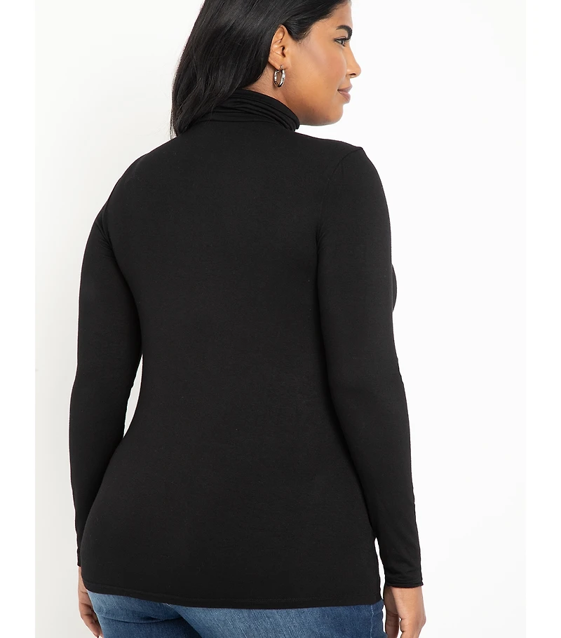 Eloquii Women's Plus Layering Turtleneck