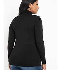 Eloquii Women's Plus Layering Turtleneck