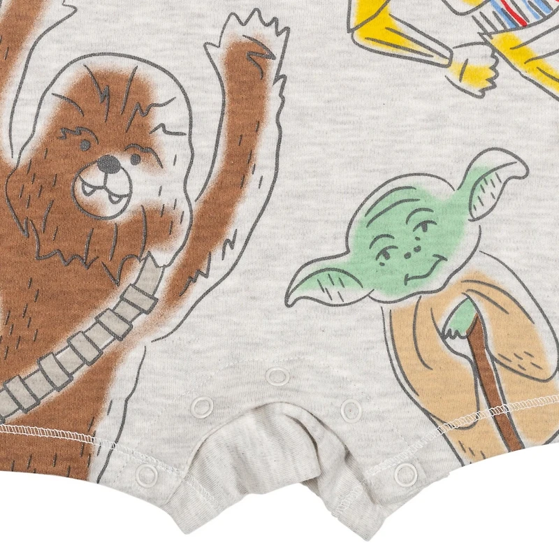 Star Wars Baby Boys The Mandalorian Romper and Bucket Sun Hat