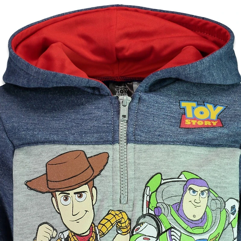 Disney Toddler Boys Fleece Half Zip Hoodie to (12 Months - 18-20)