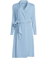 Lands' End Plus Cooling Robe with Piping