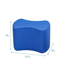 ECR4Kids SoftZone Toddler Modular Stool Set, Earthtone, 6-Piece