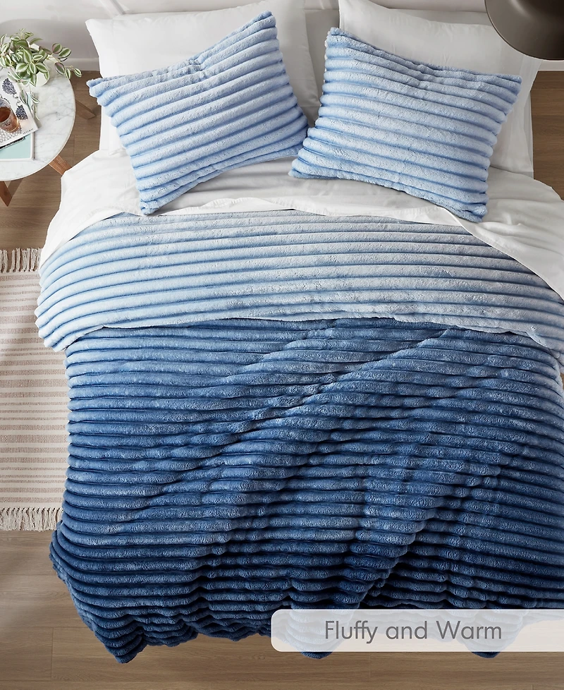 510 Design Avril Fluffy Ribbed Plush 2-Pc. Comforter Set, Twin/Twin Xl