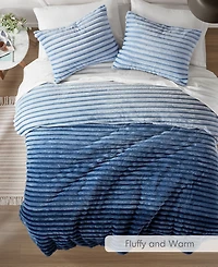 510 Design Avril Fluffy Ribbed Plush 2-Pc. Comforter Set, Twin/Twin Xl