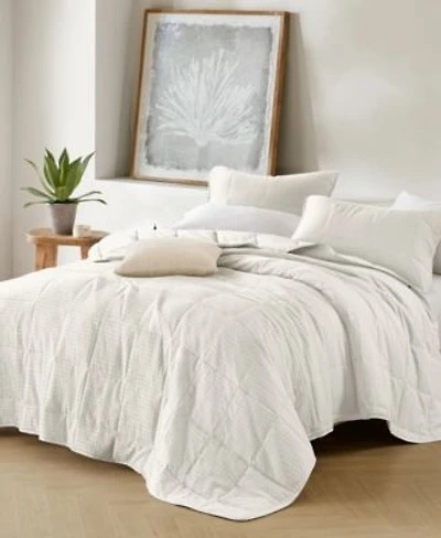 510 Design Mina Waffle Weave Textured Quilt Sets