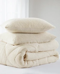 510 Design Kyla Double Diamond Quilted Teddy 3-Pc. Comforter Set, King/California King