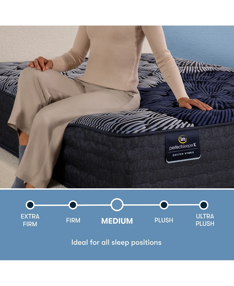 Serta Perfect Sleeper X Max Medium 14.25" Quilted Hybrid Mattress