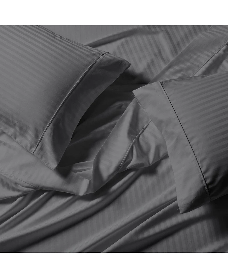 Extra Deep Pockets (22 inches) Stripe 650 Easy Care Sheet sets, Queen