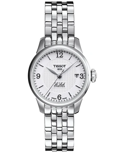 Tissot Women's Swiss Automatic Le Locle Stainless Steel Bracelet Watch 25mm