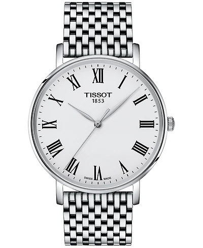 Tissot Men's Swiss Everytime Stainless Steel Bracelet Watch 40mm