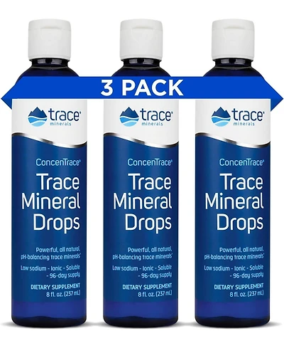 Trace Minerals ConcenTrace Trace Mineral Drops - Liquid Supplement for Bone & Joint Support