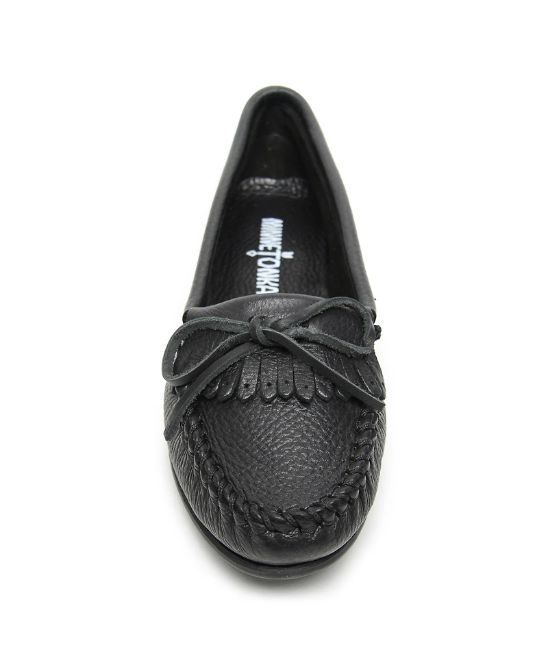 Minnetonka Women's Deerskin Kilty Moccasins