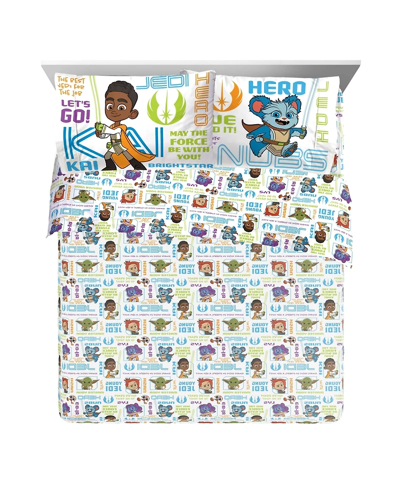 Sunny Side Up Star Wars Young Jedi Bed Set with Sham