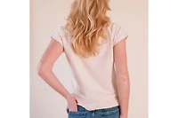 Poplinen Plus Jane Cuffed Hemp Tee