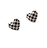 Sohi Women's Heart Stud Earrings