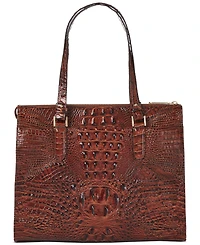 Brahmin Anywhere Melbourne Embossed Leather Tote