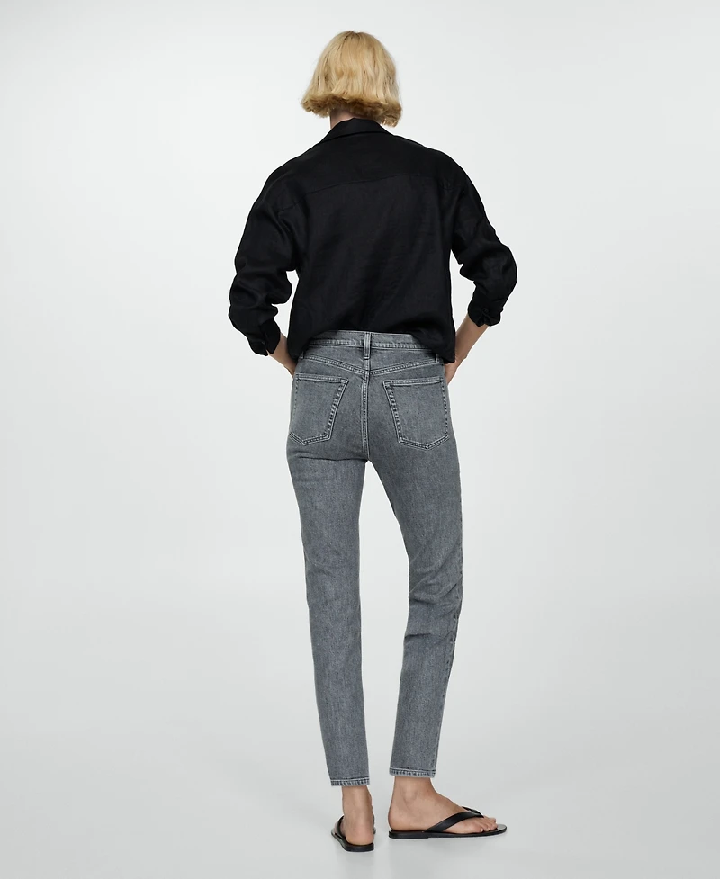 Mango Women's Claudia Slim Crop Jeans