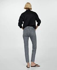 Mango Women's Claudia Slim Crop Jeans