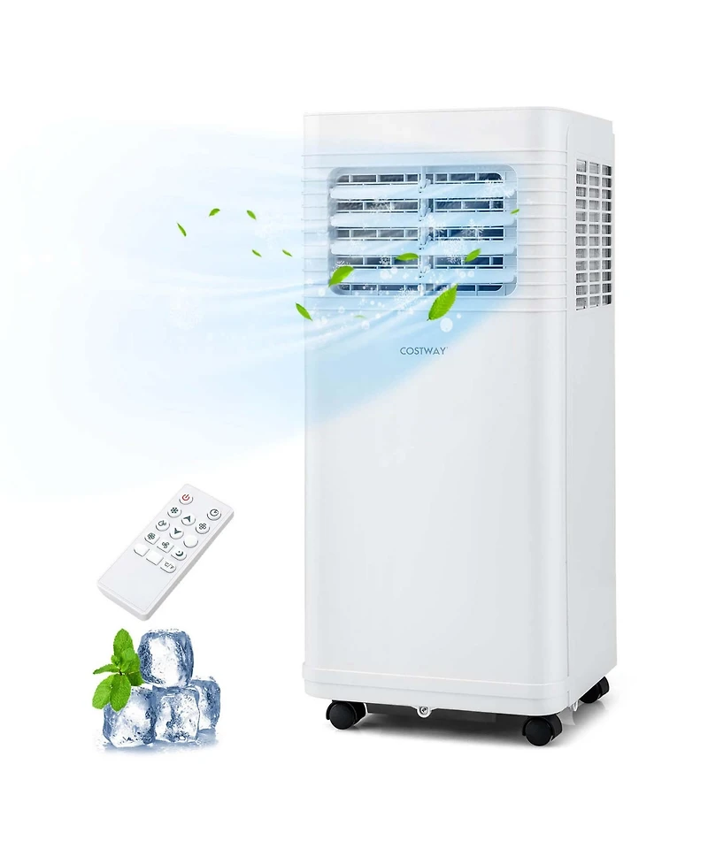 Portable Air Conditioner 8000 Btu 3 in 1 Ac Unit with Fan & Dehumidifier Sleep Mode