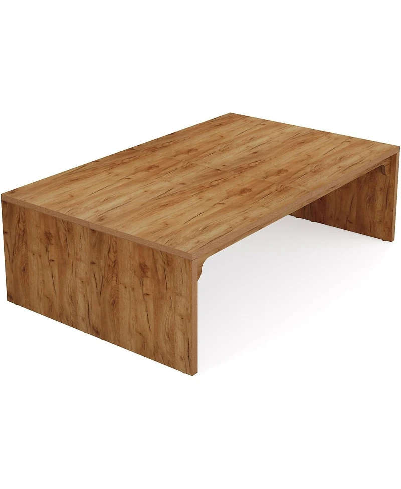 Tribesigns 13FT Conference Table, Large Rectangle Conference Room Table, Long Meeting Seminar Table Business Tables for 10-14 People (Two Tables)