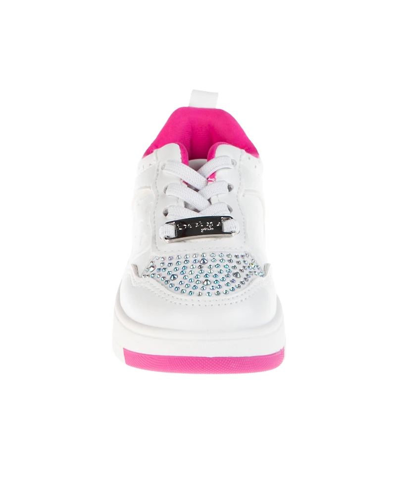 Bebe Toddler Girls Court Rhinestones Sneakers