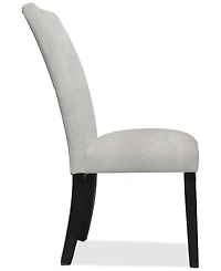 Kellet Grey Velvet Side Chair, Created for Macy's