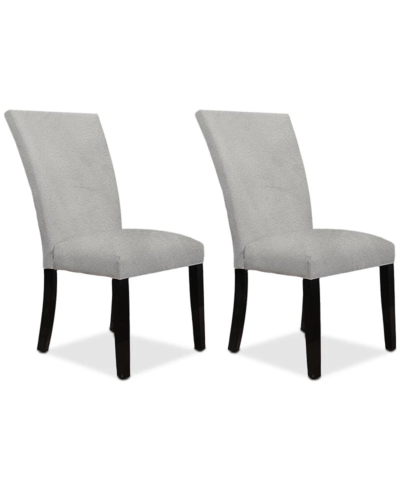 Kellet 2 Pc. Velvet Dining Chair Set, Created for Macy's