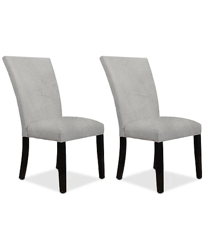 Kellet 2 Pc. Velvet Dining Chair Set, Created for Macy's