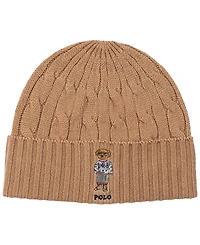 Polo Ralph Lauren Men's Holiday Bear Cable Beanie