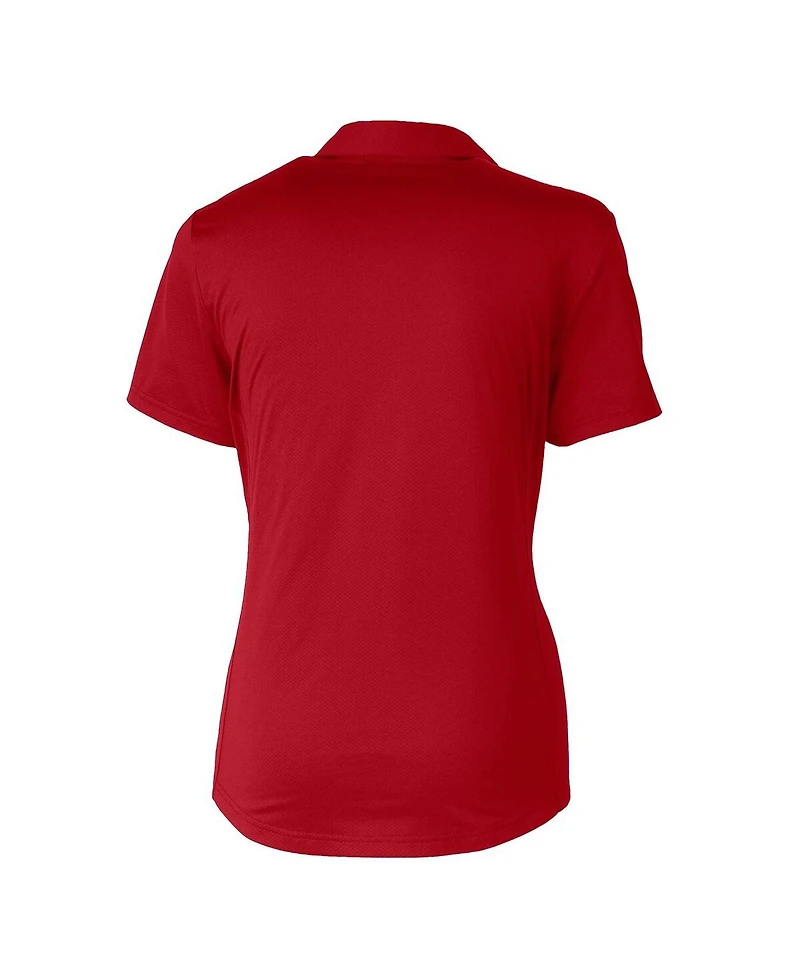 Cutter & Buck Women's Ohio State Buckeyes Prospect Textured Stretch Polo