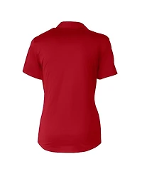 Cutter & Buck Women's Ohio State Buckeyes Prospect Textured Stretch Polo