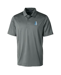 Cutter & Buck Men's Detroit Lions Throwback Logo Prospect Textured Stretch Polo