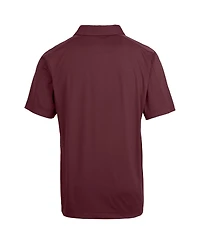 Cutter & Buck Virginia Tech Hokies Primary Team Logo Prospect Textured Stretch Polo
