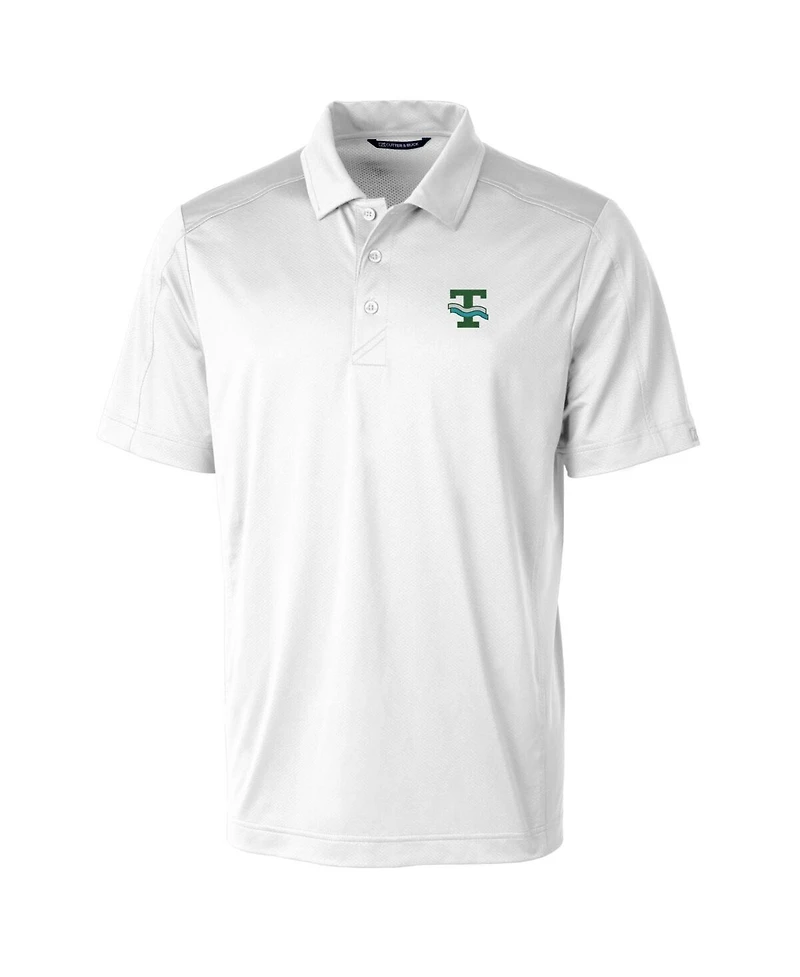 Cutter & Buck Tulane Wave Primary Team Logo Prospect Textured Stretch Polo
