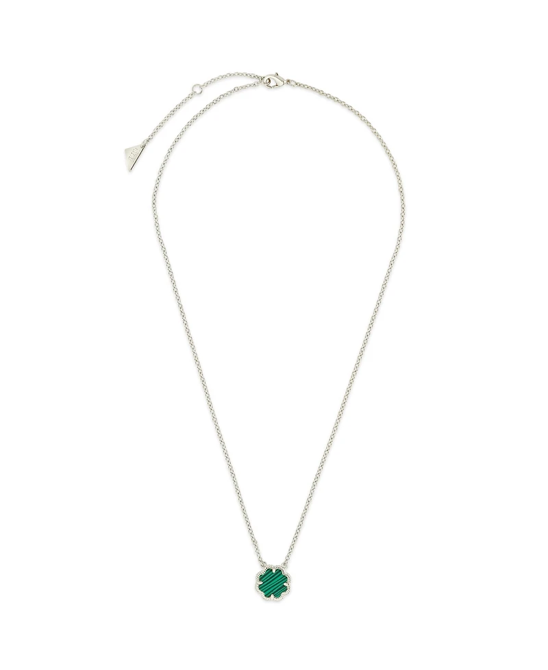Sterling Forever Rose Petal Pendant Necklace