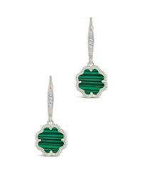 Sterling Forever Rose Petal Short Drop Earrings