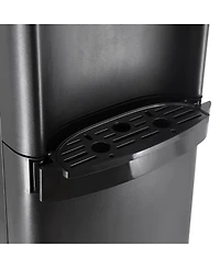 MegaChef Bottom Load Hot and Cold Water Dispenser in Black