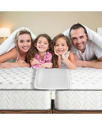 Sugift 9-inch Wide Bed Bridge Twin to King Converter Kit with Strap