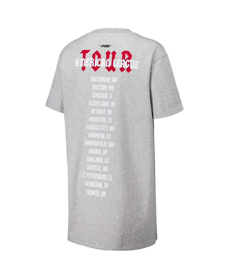 Pro Standard Men's and Women's Heather Gray New York Yankees Oversized City Tour T-Shirt Dress