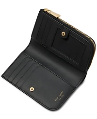 kate spade new york Deco Quilted Leather Compact Wallet