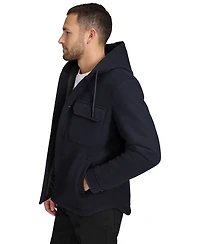 Calvin Klein Men's Hooded Shirt Jacket