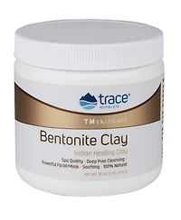 Trace Minerals Bentonite Clay - Deep Cleaning Skin Support - Clay Mask for Body & Face