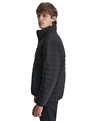 Dkny Men's Quilted Fleece-Lined Full-Zip Puffer Jacket