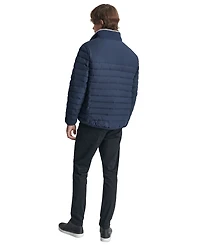 Dkny Men's Quilted Fleece-Lined Full-Zip Puffer Jacket